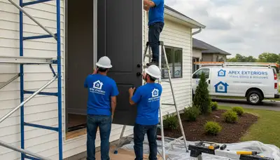 Professional door installation by vinyl siding experts in Nashville, TN homes