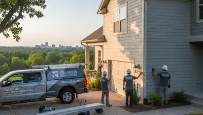 Professional vinyl siding installation on home exterior in Nashville, TN