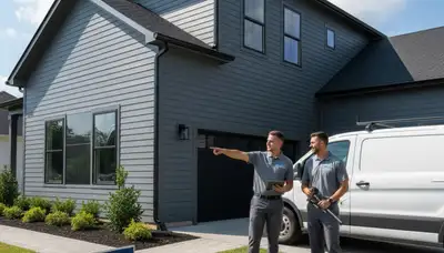 Professional vinyl siding installation on home exterior in Nashville, TN