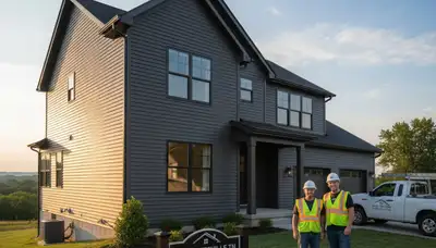 Professional vinyl siding installation on home exterior in Nashville, TN