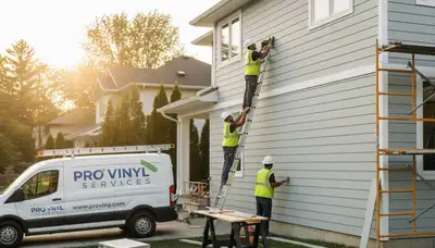 Vinyl siding installation on Nashville TN home by Next Level Exteriors professionals