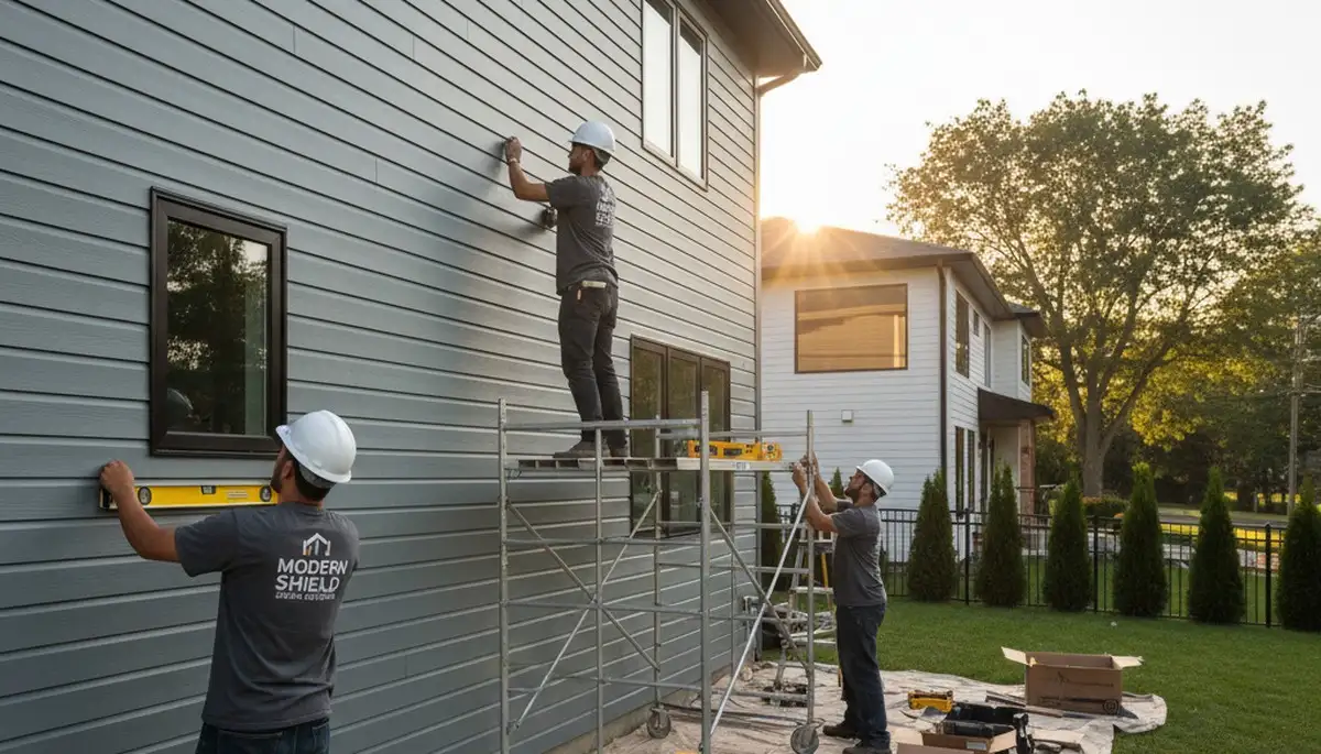Professional vinyl siding installation by Next Level Exteriors in Nashville, TN