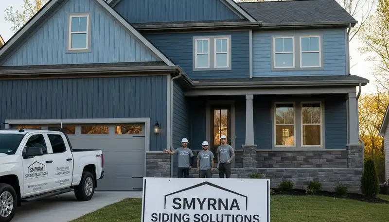 Professional vinyl siding installation on home exterior in Nashville, TN