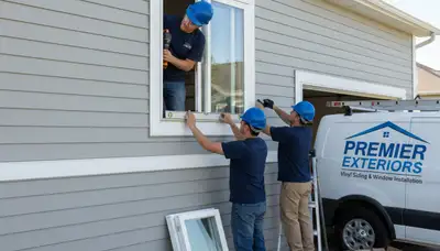 Professional window installation by Next Level Exteriors in Nashville, TN for energy-efficient homes