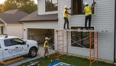 Window replacement by Next Level Exteriors in Nashville, TN for energy-efficient home improvement